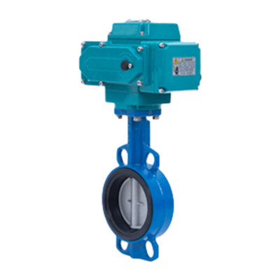 Válvula de mariposa de oblea eléctrica