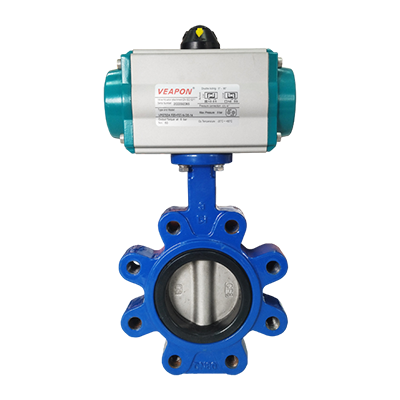 Válvula de mariposa neumática